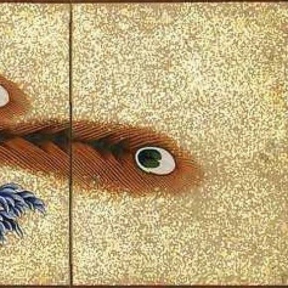 Art Cuff Japan Edo reproduction Phoenix Bracelet Bangle Goldtone nib - Picture 15 of 15